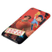 Fix-It Jr Holding Hammer in the Air iPod Touch Case-Mate Case (Bottom)