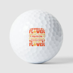 Fix the Environment, Not the Flower Golf Balls