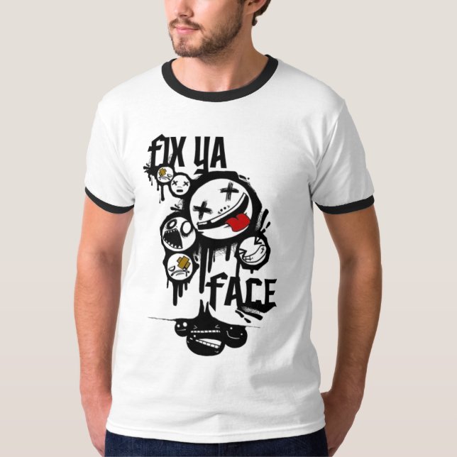 FIX YA FACE (STRIPE) T-Shirt (Front)