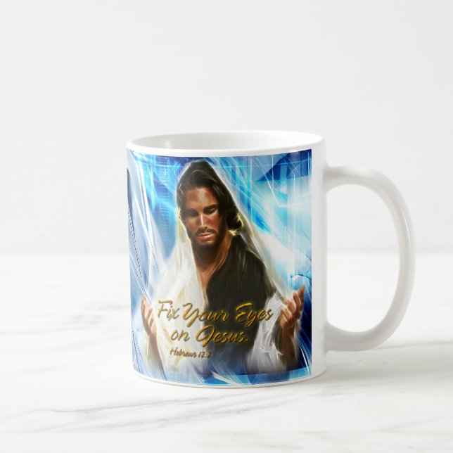 Fix Your Eyes on Jesus 2 Mug (Right)