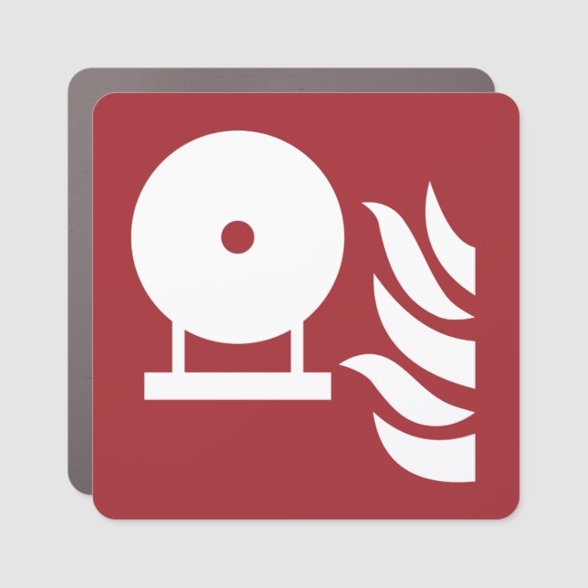 Fixed Fire Extinguisher Bottle Safety Sign (Front)