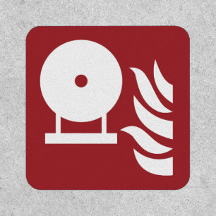 Fixed Fire Extinguisher Bottle Safety Sign Patch