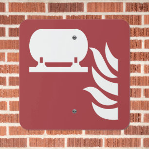 Fixed Fire Extinguisher Installation Safety Sign