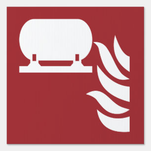 Fixed Fire Extinguisher Installation Safety Sign