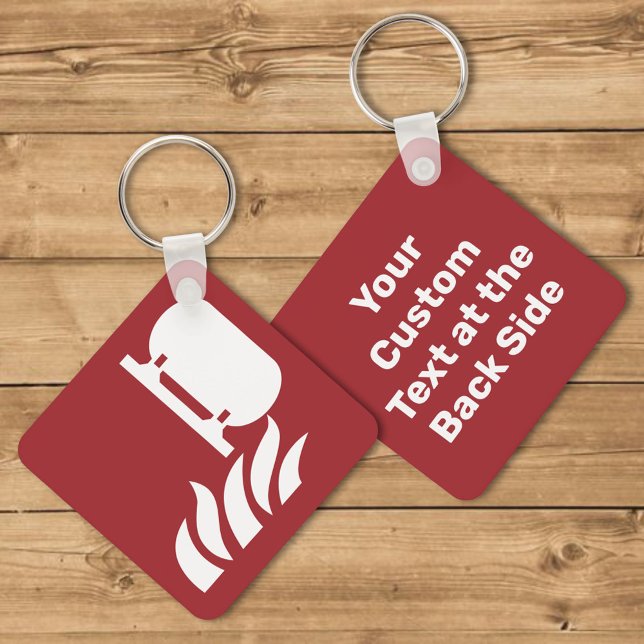 Fixed Fire Extinguisher Installation Safety Sign Keychain (Creator Uploaded)