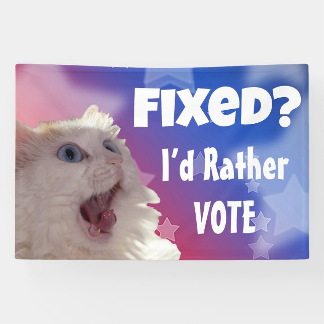Fixed? I’d Rather Vote  Banner (Horizontal)
