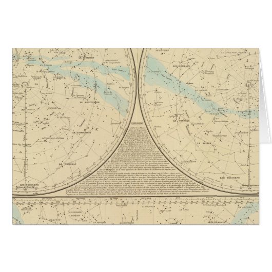 Fixed Stars map (Front Horizontal)