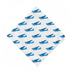 Fixed-wing aircraft cartoon illustration bandana