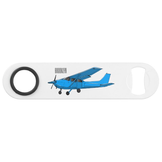 Fixed-wing aircraft cartoon illustration bar key (Front (Horizontal))