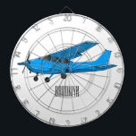 Fixed-wing aircraft cartoon illustration dart board<br><div class="desc">Fixed-wing aircraft cartoon illustration</div>
