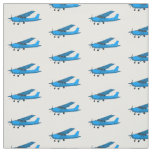 Fixed-wing aircraft cartoon illustration fabric