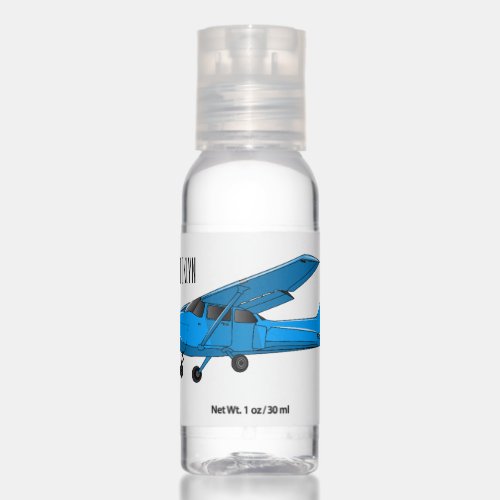 Fixed_wing aircraft cartoon illustration hand sanitizer