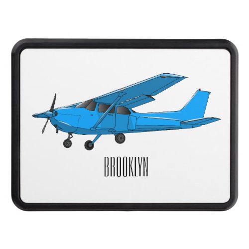 Fixed_wing aircraft cartoon illustration hitch cover