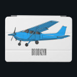Fixed-wing aircraft cartoon illustration iPad mini cover<br><div class="desc">Fixed-wing aircraft cartoon illustration</div>