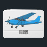 Fixed-wing aircraft cartoon illustration iPad mini cover<br><div class="desc">Fixed-wing aircraft cartoon illustration</div>