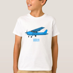 Fixed-wing aircraft cartoon illustration T-Shirt