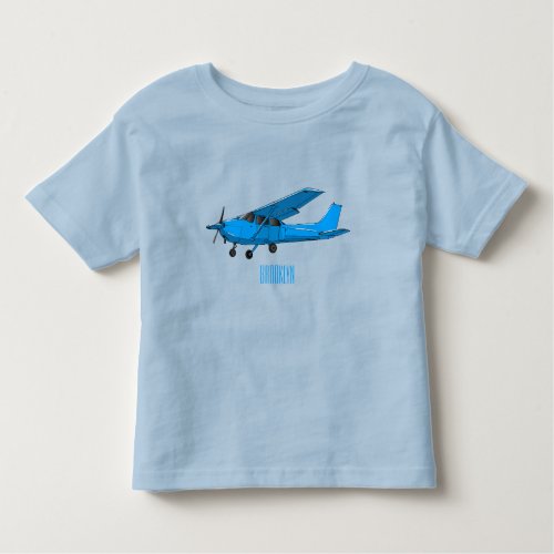 Fixed_wing aircraft cartoon illustration toddler t_shirt