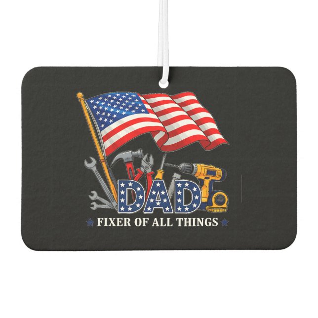 Fixer Of All Things Mechanic Dad Air Freshener (Front)