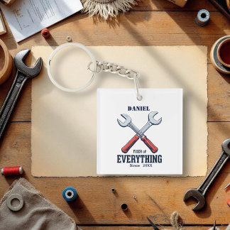 Fixer of Everything Since | Custom Father's Day Keychain
