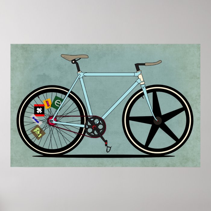 Fixie Bike Posters