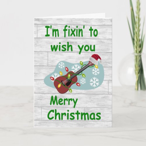 Fixin Nashville Christmas Greeting Card