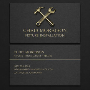 Fixture Installation Professional Business Card