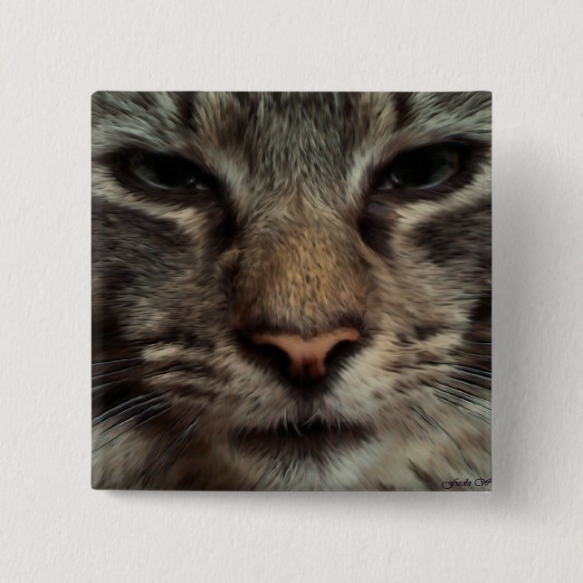 fizz badge pinback button (Front)