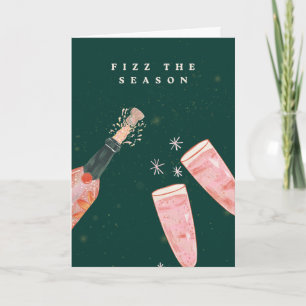 Fizz The Season Christmas Design Card
