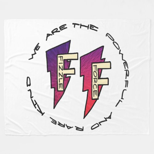 Fizzle Force Logo Fleece Blanket