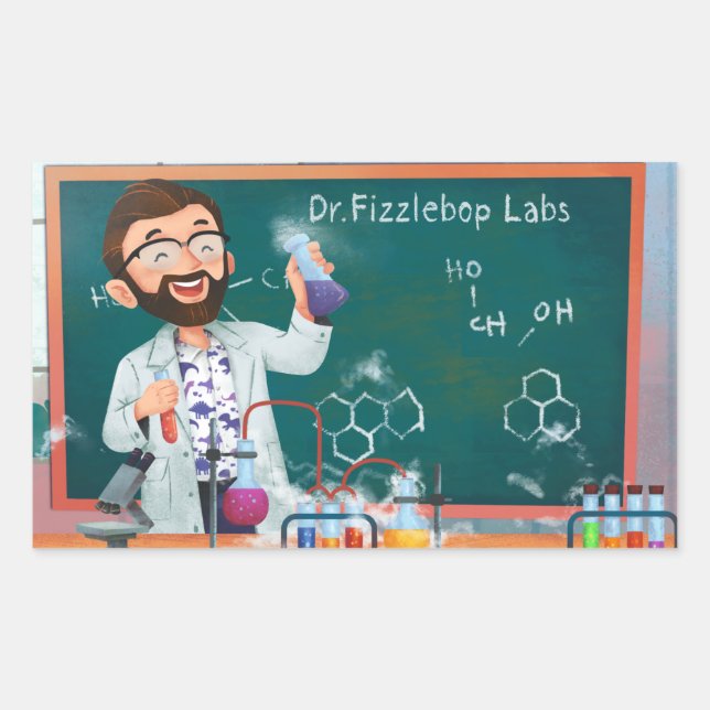 Fizzlebop Labs Stickers (Front)