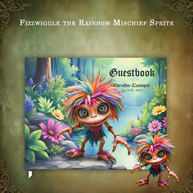 Fizzwiggle the Rainbow Mischief Sprite. Guest Book (Creator Uploaded)