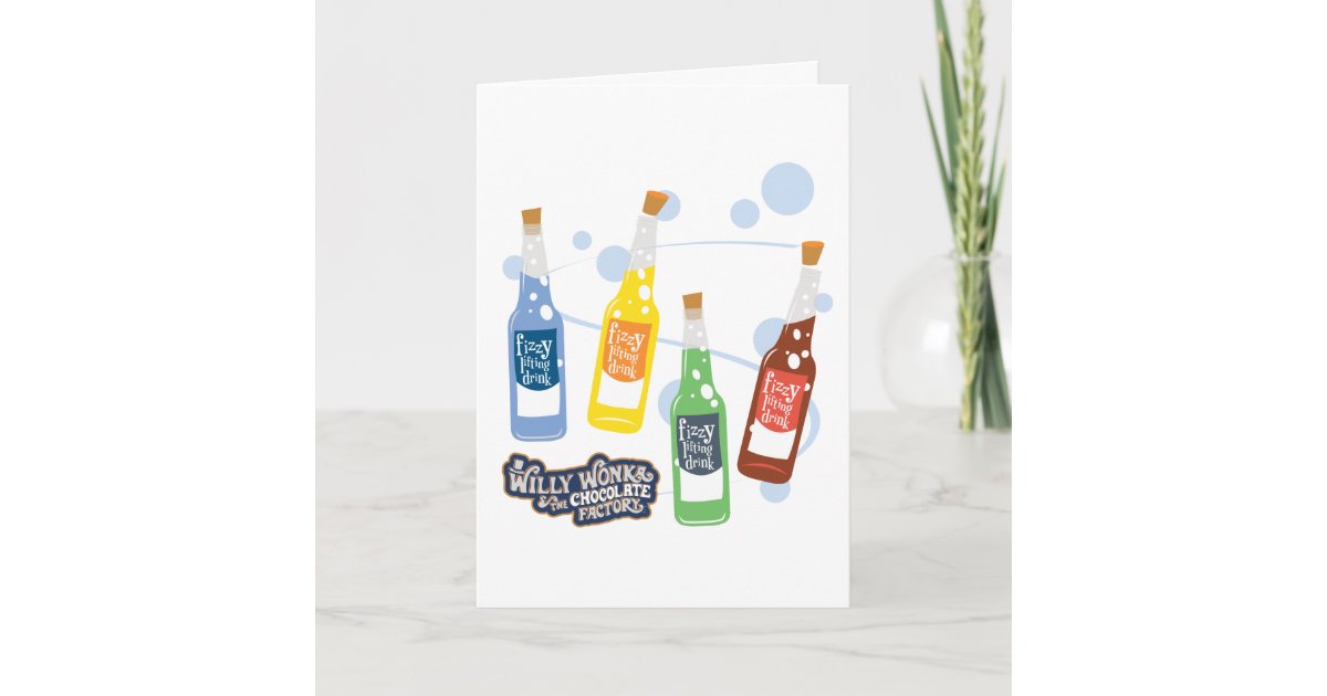 Fizzy Lifting Drink Graphic Card | Zazzle