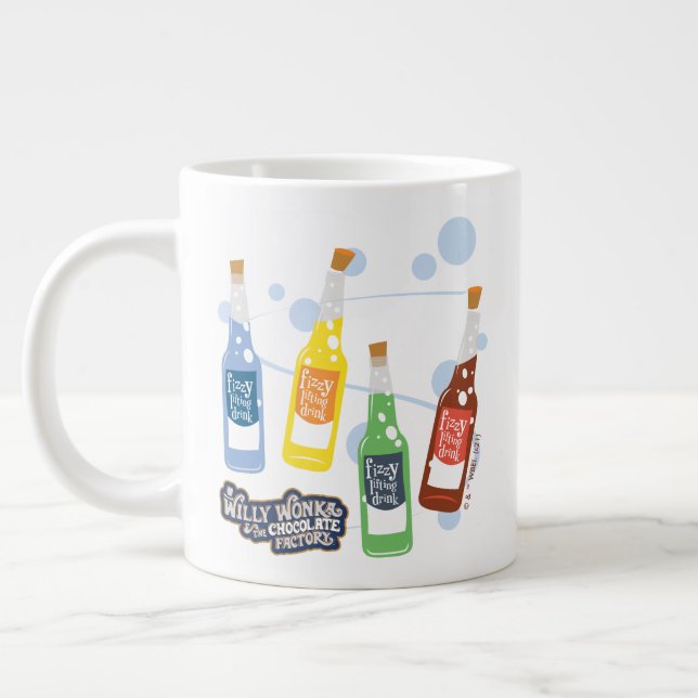 Fizzy Lifting Drink Graphic Giant Coffee Mug (Left)