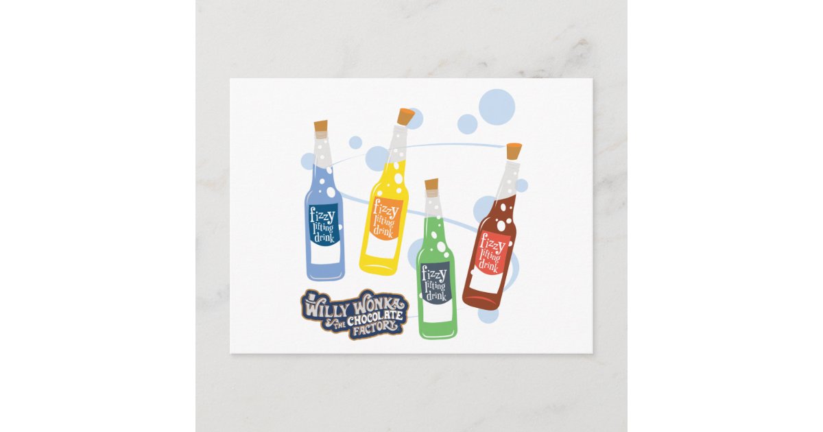 Fizzy Lifting Drink Graphic Postcard | Zazzle