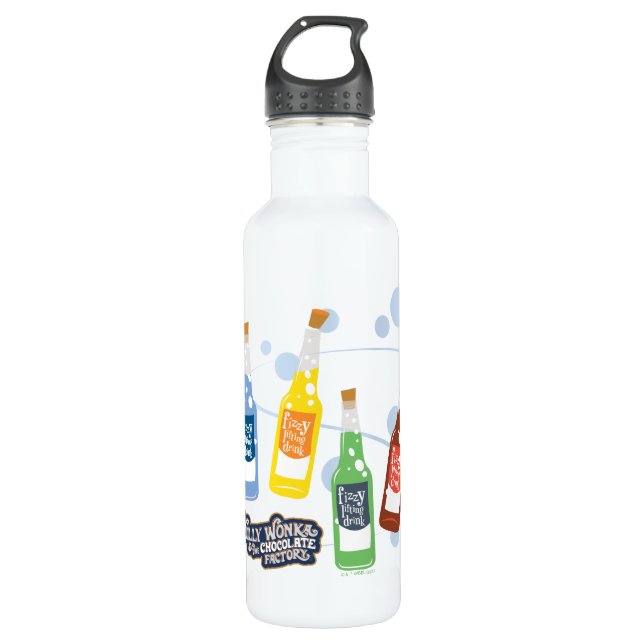 Fizzy Lifting Drink Graphic Stainless Steel Water Bottle (Front)