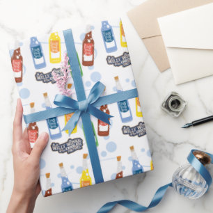 Fizzy Lifting Drink Graphic Wrapping Paper