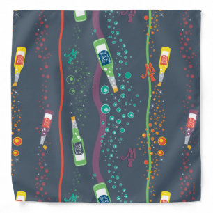 Fizzy Lifting Drink Pattern Bandana