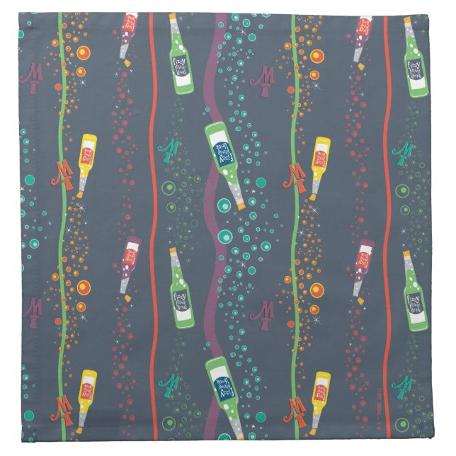 Fizzy Lifting Drink Pattern Cloth Napkin (Front)