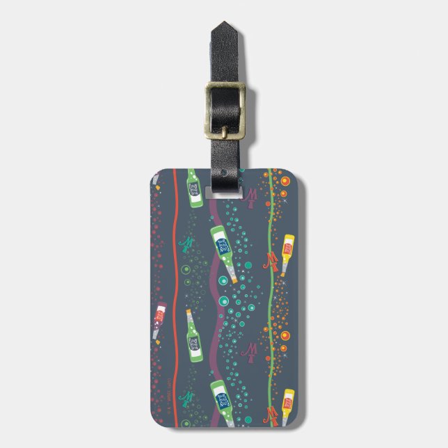Fizzy Lifting Drink Pattern Luggage Tag (Front Vertical)