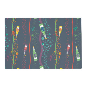 Fizzy Lifting Drink Pattern Placemat
