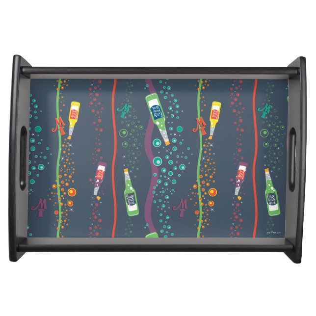 Fizzy Lifting Drink Pattern Serving Tray (Front)