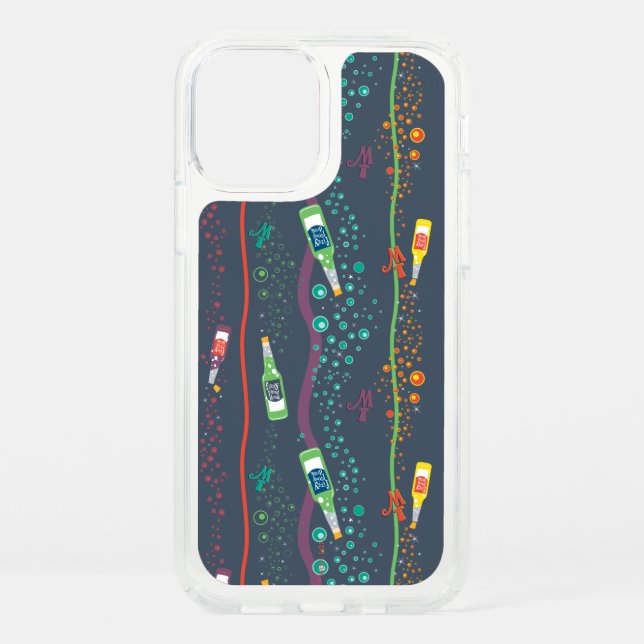 Fizzy Lifting Drink Pattern Speck iPhone 12 Case (Front)