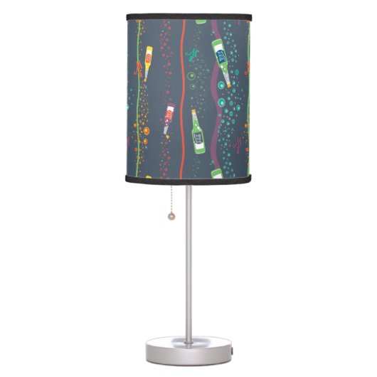 Fizzy Lifting Drink Pattern Table Lamp (Right)