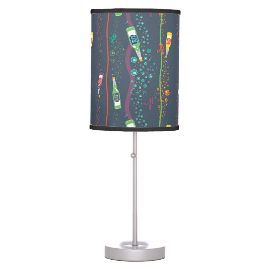 Fizzy Lifting Drink Pattern Table Lamp (Front)