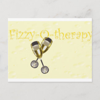 Fizzy-o-therapy Bubbles Postcard