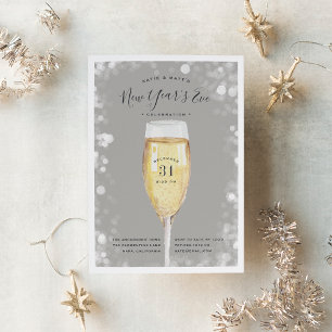 Fizzy Pop   New Year's Eve Party Invitation