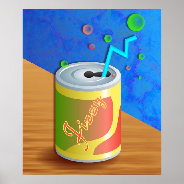 Fizzy Soda Drink Poster (Front)