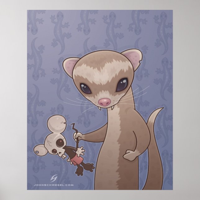 Fizzy The Ferret Poster (Front)