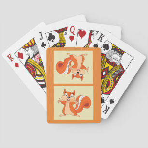 Fizzy the Playful Squirrel Poker Cards