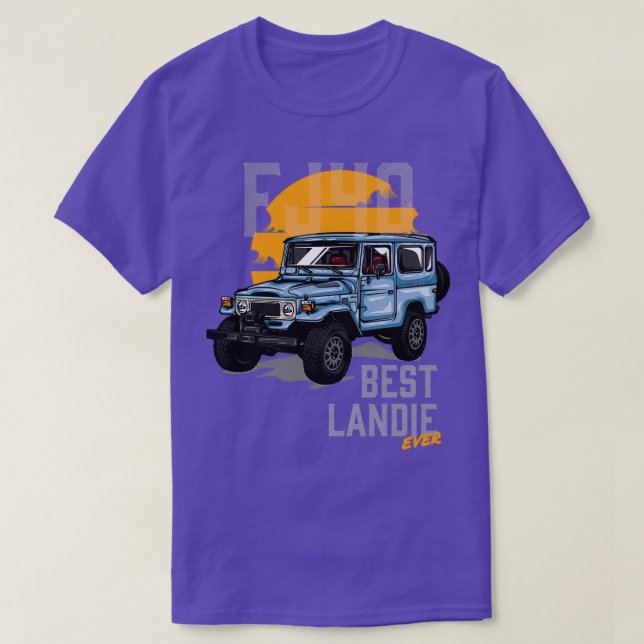 FJ40 The Best Landie Ever  T-Shirt (Design Front)